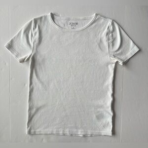 J. Crew New Perfect-Fit Short-Sleeve T-Shirt White Size S